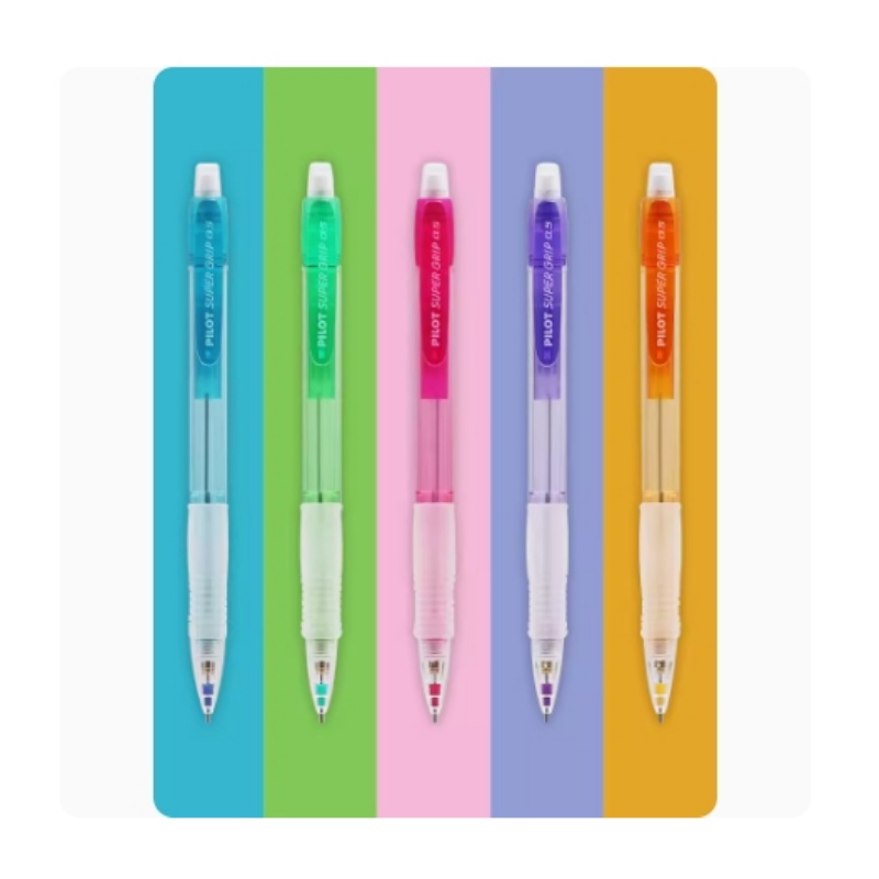 日本pilot百乐伸缩自动铅笔彩色