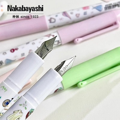 nakabayashi仲林日本直液式钢笔免换墨囊小学生练字用三年级EF尖z