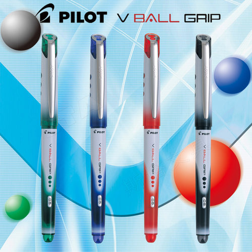 日本PILOT百乐BLN-VBG5水笔威宝走珠笔水性笔0.5mm签字笔办公黑笔