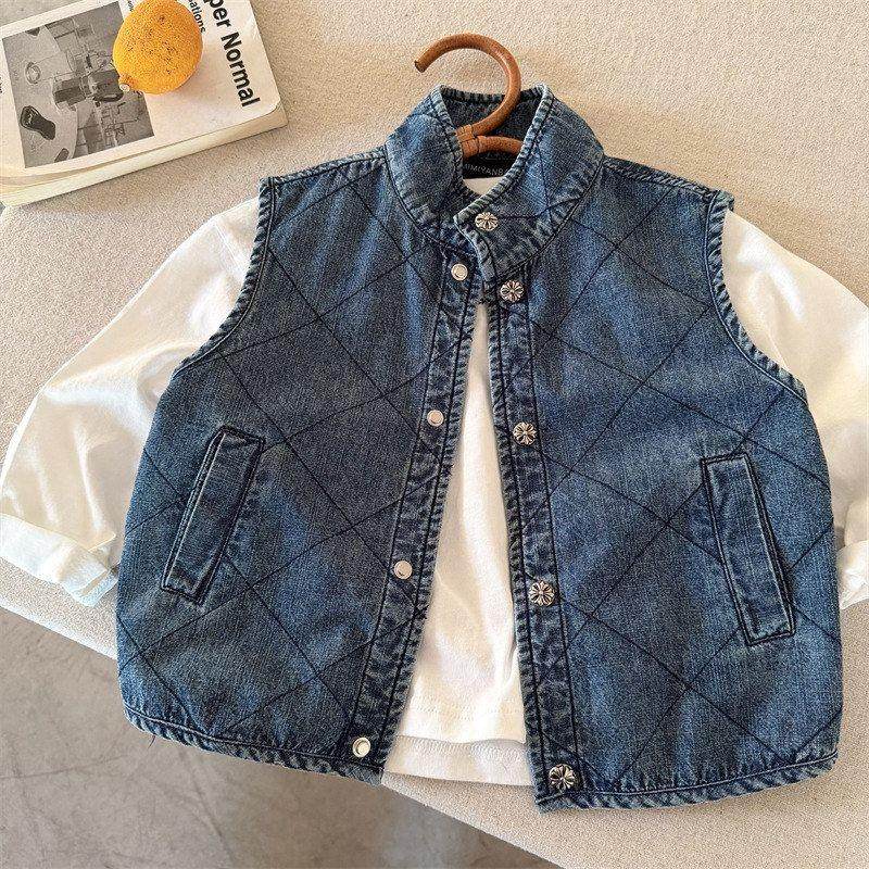 古德家儿童外套2026春季新品男女童韩版牛仔马甲宝宝立领无,童装/婴儿装/亲子装,普通外套,淘宝优惠券,粉丝福利购,淘宝优惠卷