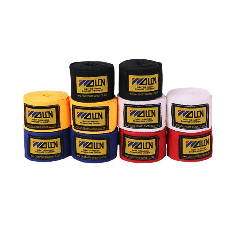 拳击绷带2.5m纯棉散打缠手带沙袋护手搏击泰拳运动格斗打拳绑手带