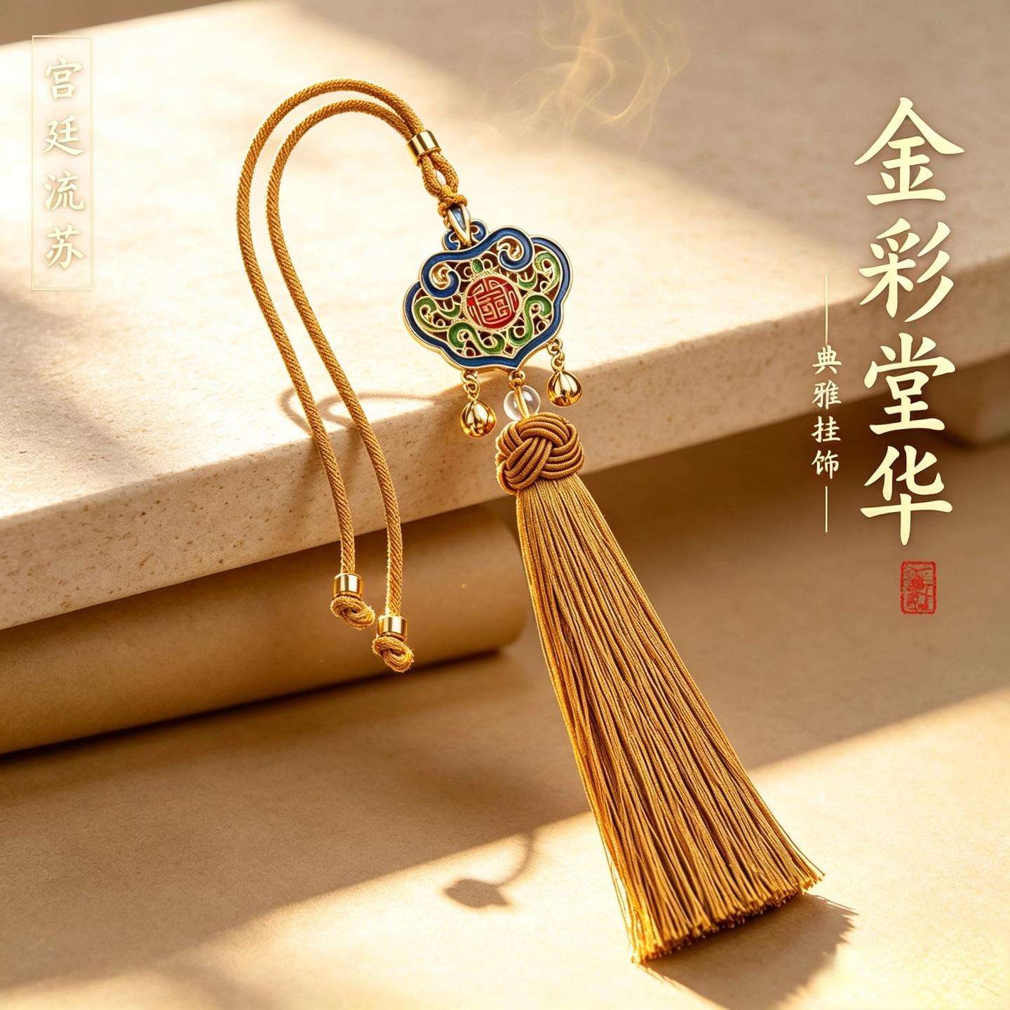 新中式汽车挂件高级感车载挂饰