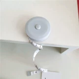 * Красивая маленькая тетя* Многократная простая простая роллевая мягкая линейка измеряет мини -кожаный ролик, измеряющий окружность талии