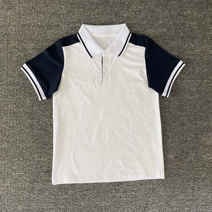 北京四中附属小学西什库小学棉质短袖校服T恤polo衫可来图定制