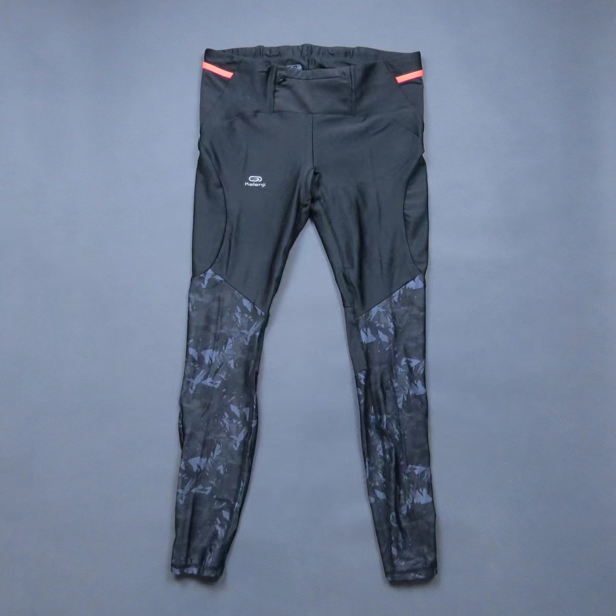 紧身裤中腰速干排汗多口袋马拉松