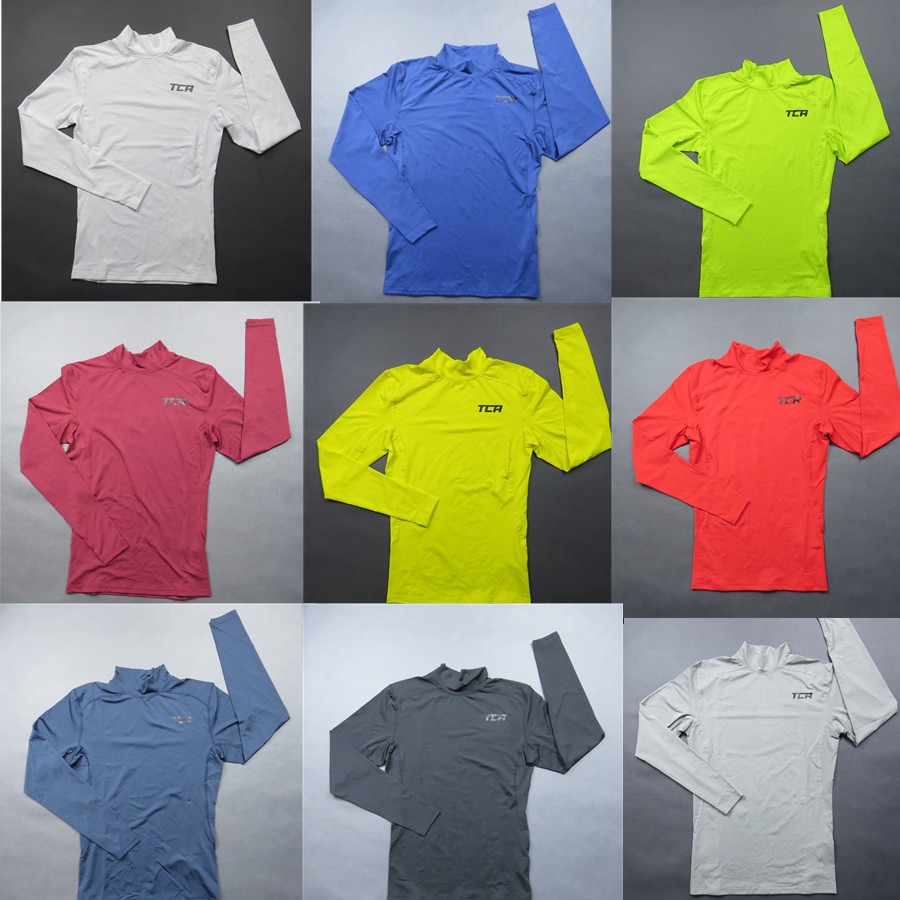 长袖速干男士紧身压缩器械健身