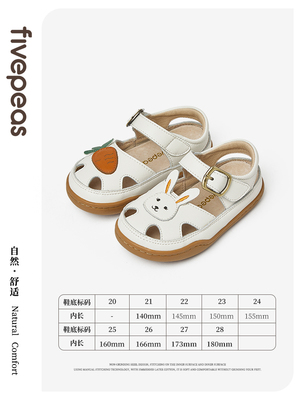 【凉鞋合辑微瑕】五粒豆女童凉鞋中小童鞋子幼儿软底宝宝凉鞋清仓 — 6