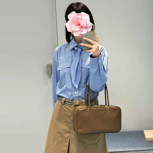 克莱因蓝纯棉衬衣 不退不换 25新款 特惠249 童子军领巾 原439