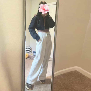 原439 高腰直筒卫裤 特惠239 宽边拼接显腿长 25早春 不退不换