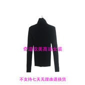 原399 特惠229 26新款 不退不换 V字开衩高领精纺羊毛打底针织衫