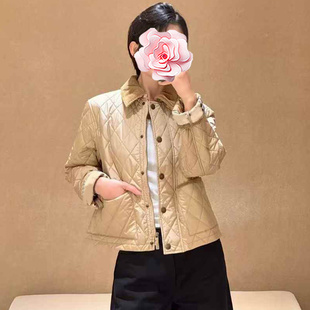 灯芯绒翻领 不退不换 薄棉衣 车线菱格 25新款 原769 特惠469