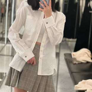 25新款 特惠239 天丝亚麻 链条对扣袖 白衬衣 不退不换 口 原439