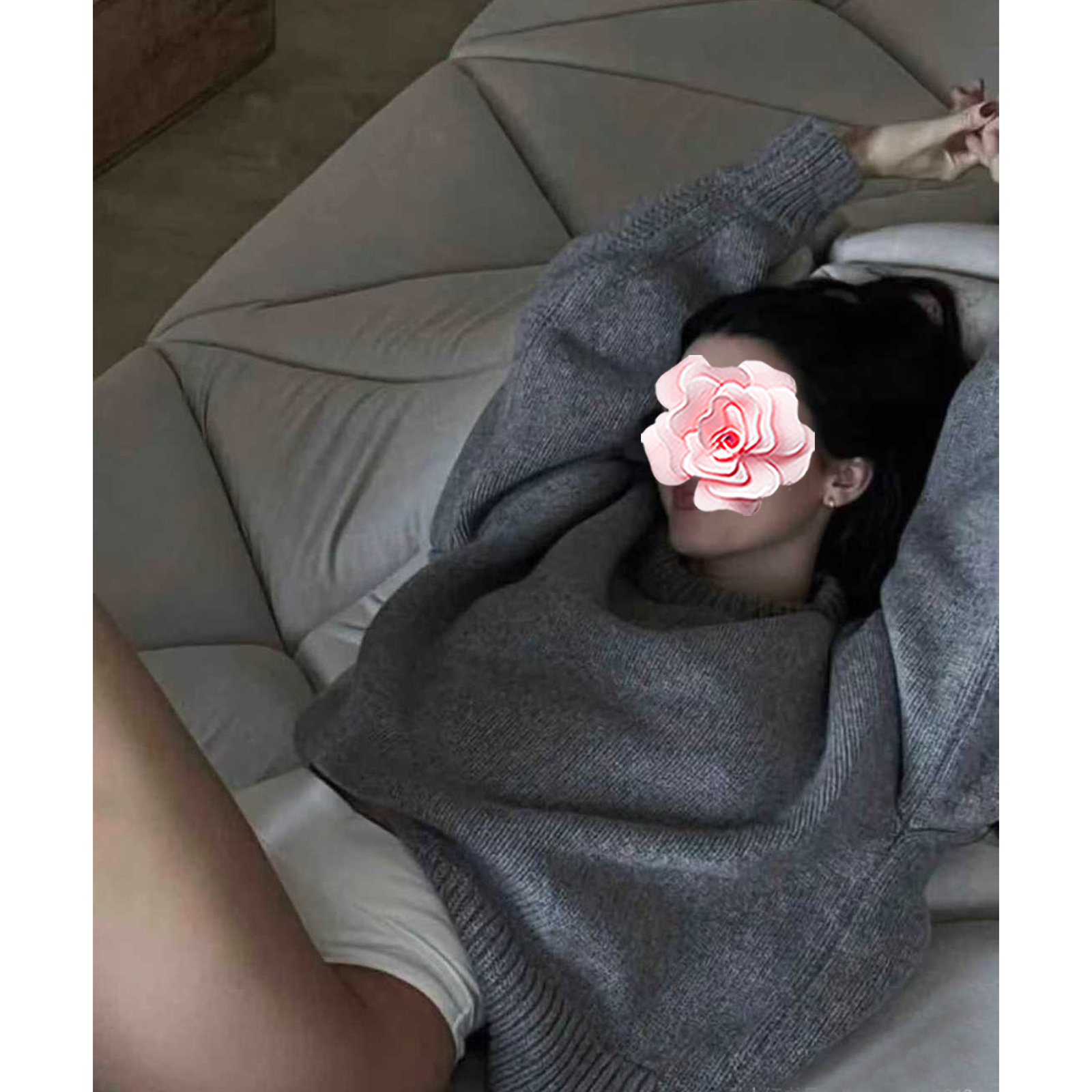 不退不换 原599 特惠299 26新款 肯豆同款 羊绒羊毛弯刀袖针织衫,女装/女士精品,毛针织衫,淘宝优惠券,粉丝福利购,淘宝优惠卷