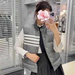 25新款 特惠479 100白鸭绒 学院风 羽绒马夹 不退不换 经典 原799