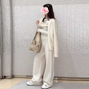 原769 长裤 特惠439 羊绒羊毛金线镶边连帽针织衫 25新款 不退不换