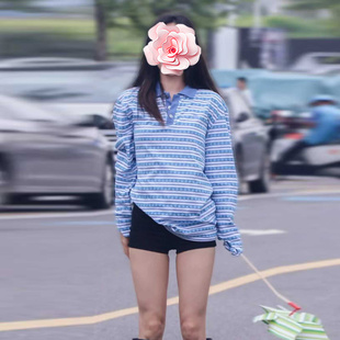 原369 长袖 特惠219 梵文提花条纹 POLOT恤 25新款 不退不换