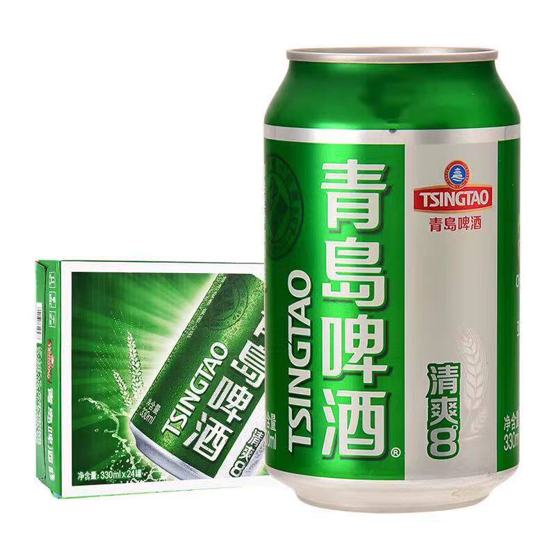 青岛啤酒清爽8度330ml原汁麦香