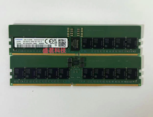 三星 M321R4GA3PB0-CWM 32G 2RX8 PC5-5600B ECC REG服务器内存条