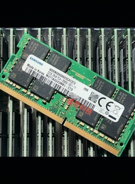 三星32G 2RX8 PC4-2666V DDR4 SODIMM笔记本内存M471A4G43MB1-CTD