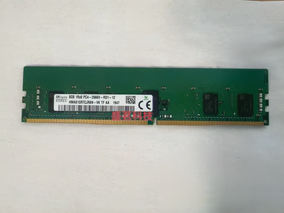 SK海力士 HMA81GR7CJR8N-VK TF 8G 1RX8 PC4-2666V-R 服务器内存