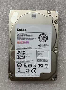 Dell/戴尔 600G SAS 10K 6Gb 硬盘 0R72NV 08WP8W 07T0DW 07YX58