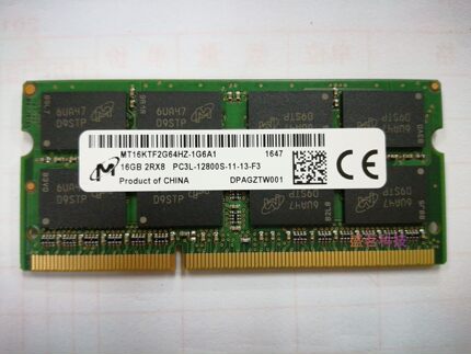 MT镁光16G DDR3 1600 DDR3L 12800S X250 T450S P40 笔记本内存条