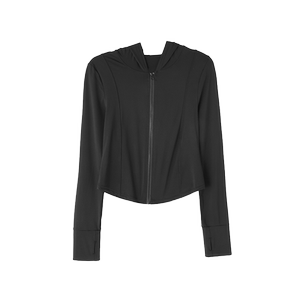 灰色冰丝防晒衣女款夏季2024新款防紫外线收腰修身薄款瑜伽服外套