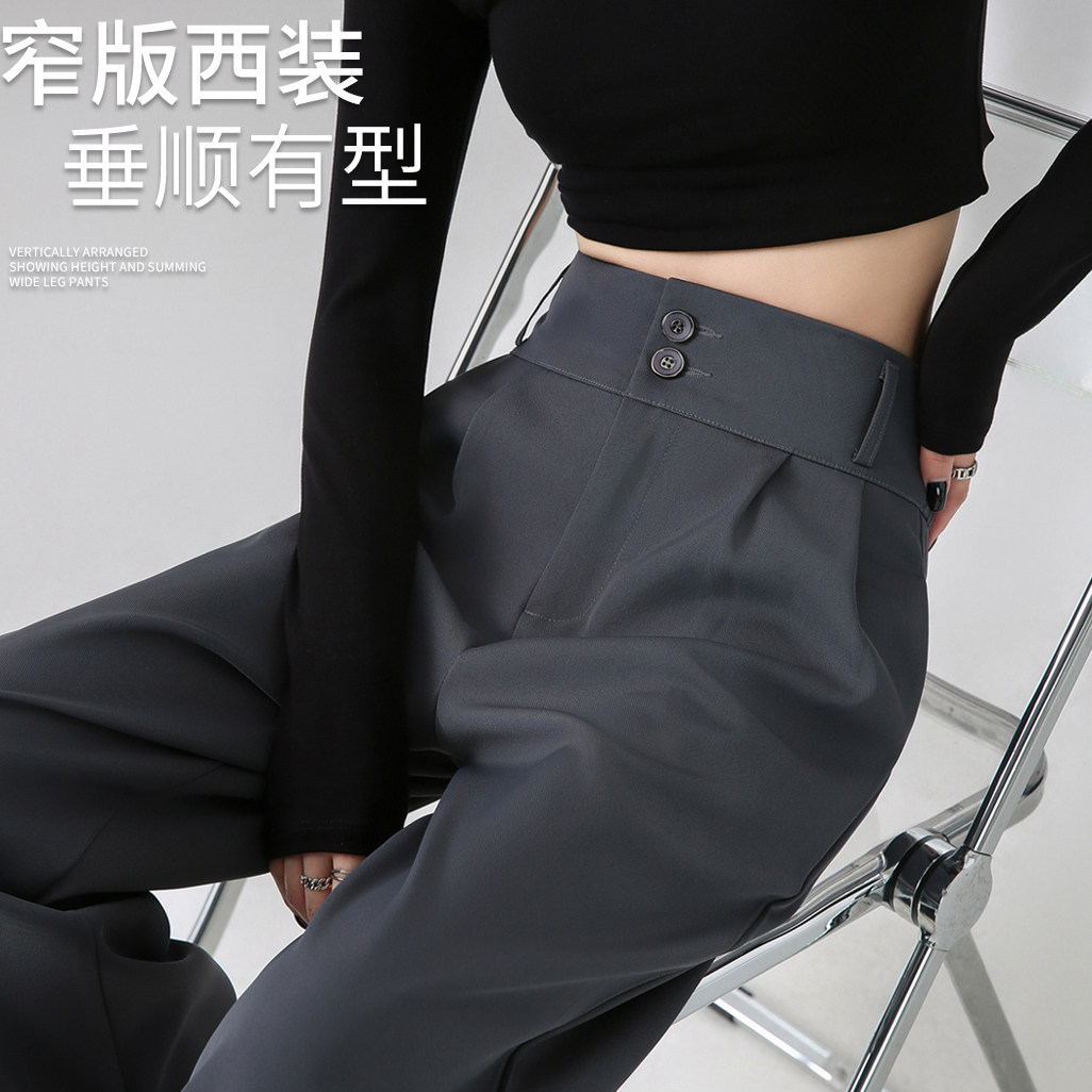 灰色裤子2026新款今年流行爆款图片