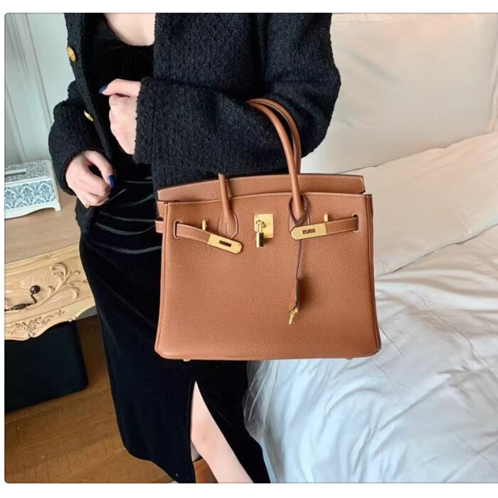 2025新款铂金包 TOGO头层牛皮锁扣包 手提肩真皮包新娘包凯莉包