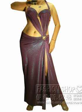 伊西斯PRIS肚皮舞性感简易演出服套装练习表演服实拍冲钻量身定做