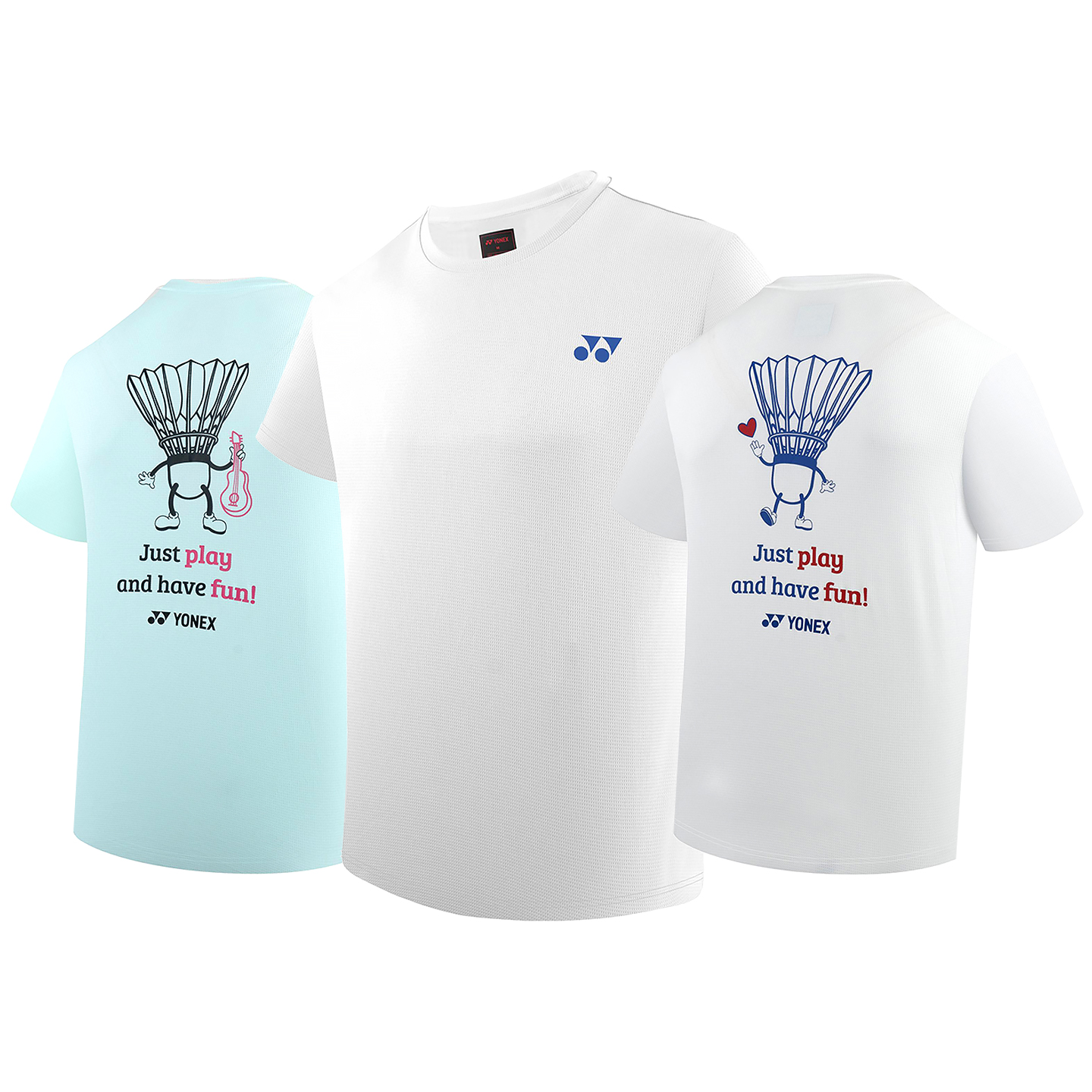 尤尼克斯羽毛球服训练恤卡通图案