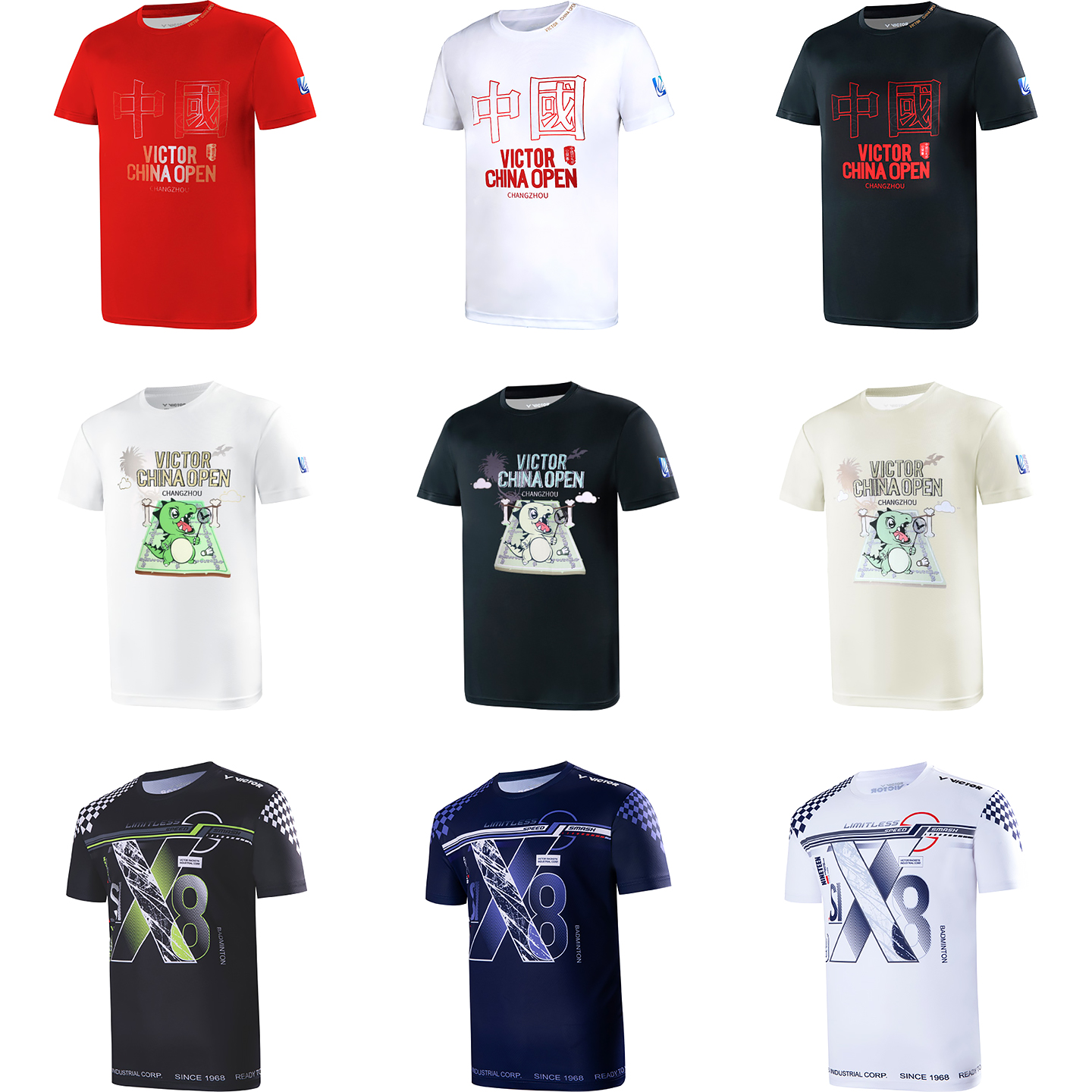 胜利羽毛球服中国公开赛纪念款