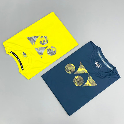 YONEX尤尼克斯yy羽毛球服男女运动上衣T恤圆领短袖团队比赛服速干