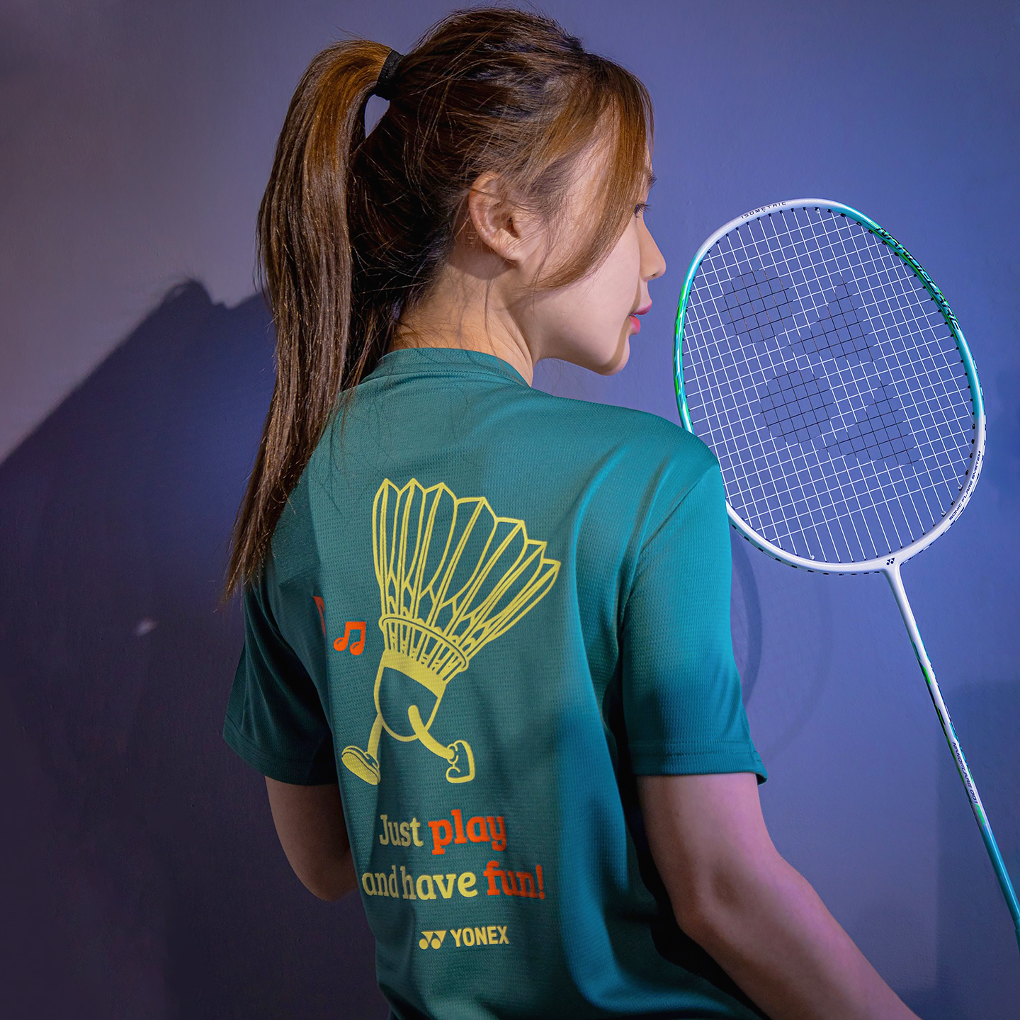 尤尼克斯羽毛球服网球服可爱卡通