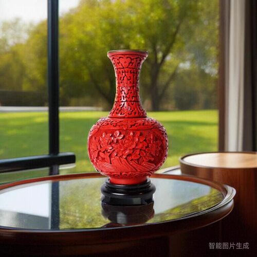 家居装饰摆件花瓶扬州漆器厂