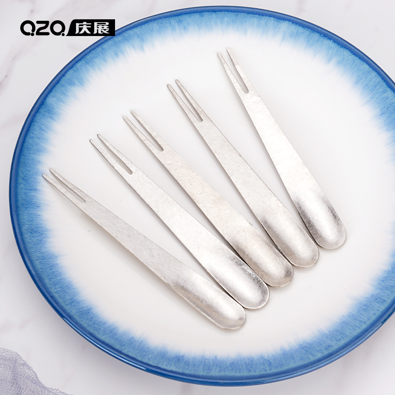 庆展纯钛水果叉勺食品级级别