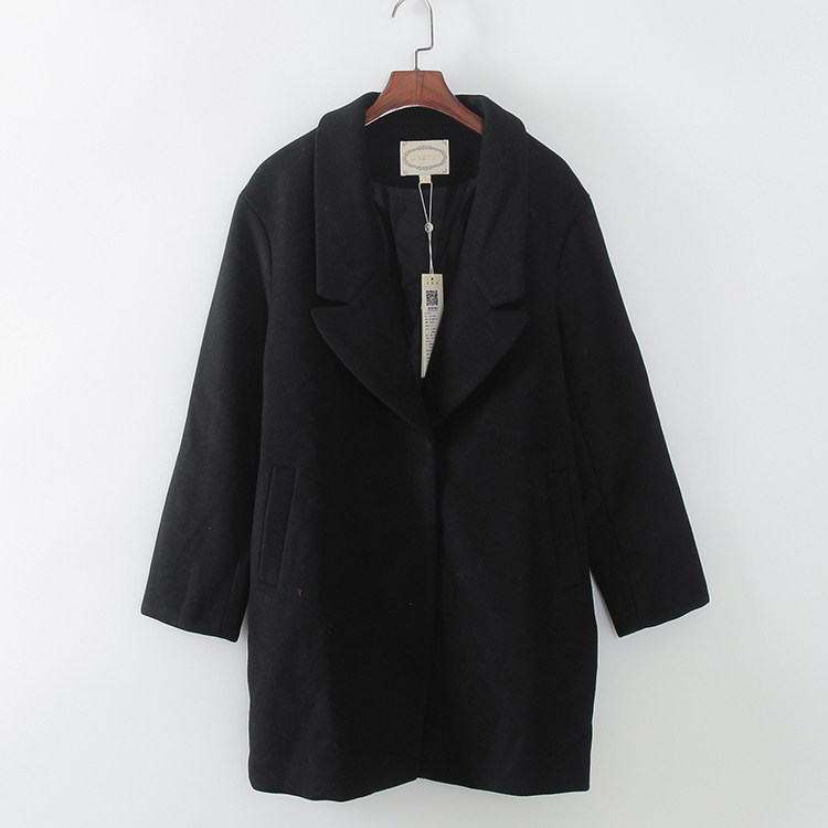 灵系列基础百搭毛呢大衣