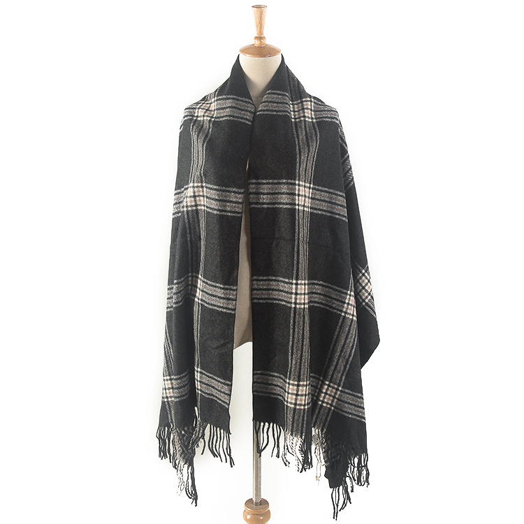 MJ系列 冬季品牌专柜库存折扣经典百搭格子时尚男士围巾Y5054A