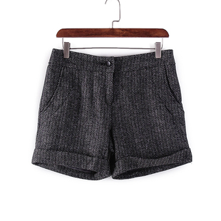 女装 折扣库存 时尚 非系列 外搭短裤 春季 百搭休闲裤 Y2656A 新品