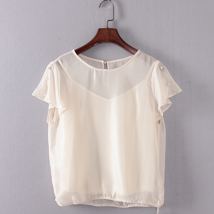 索系列森女系短袖上衣两件套