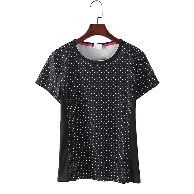 拼接夏季短袖女休闲风短袖