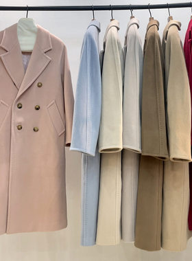 【高版本】M家101801羊绒大衣女2026新款高端双面呢羊毛长款外套