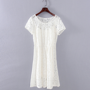 碧系列 新品 專柜女裝 庫存折扣初戀兩件套蕾絲連衣裙F1182D 夏季