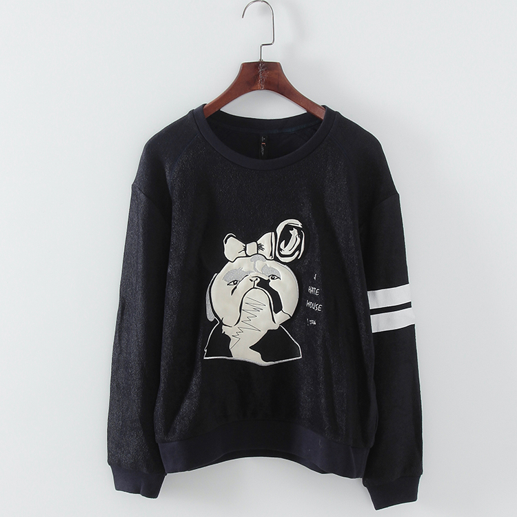 品牌系列 新品春秋款专柜女装库存折扣韩版休闲套头卫衣F1315A