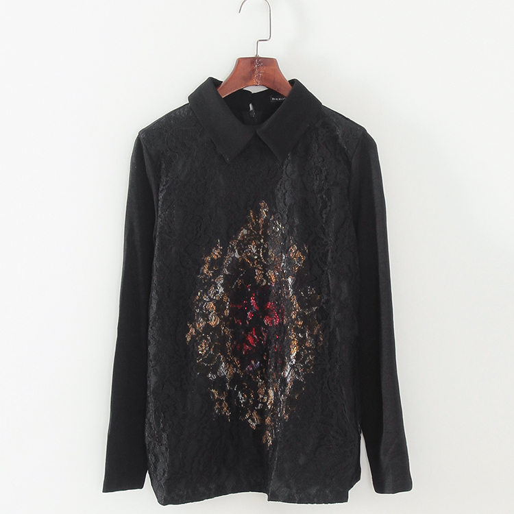 品牌系列 新品春秋款专柜女装库存折扣休闲百搭长袖上衣F1420A