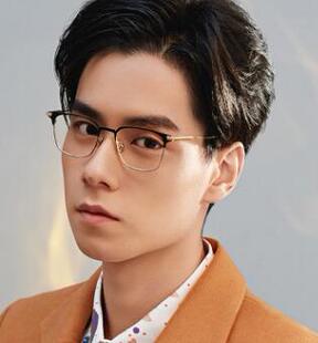 方形水原希子同款眼镜框男学生网红眼镜架文艺小清新鹿晗平光镜