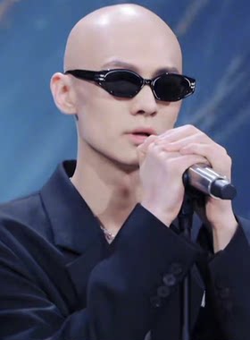 嘻哈风小红书太阳眼镜梁森同款