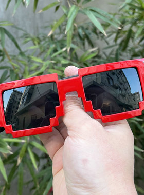 韩版ins马赛克明星百搭墨镜显瘦