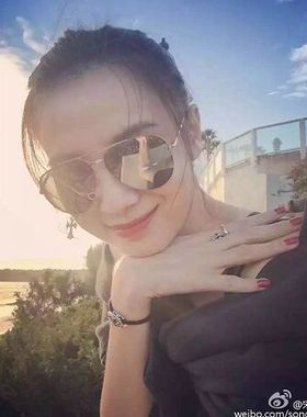 墨镜林志玲跑男古力娜扎太阳眼镜