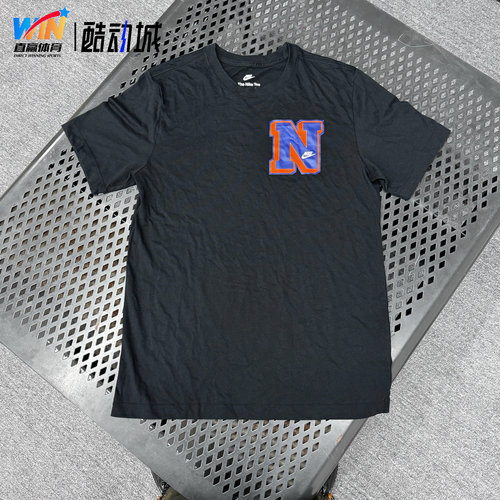 Nike/耐克 男子夏季新款纯棉印花舒适运动休闲短袖T恤 FV3773-010